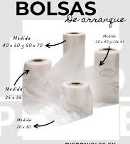 Bobinas de polietileno de arranque diferentes medidas