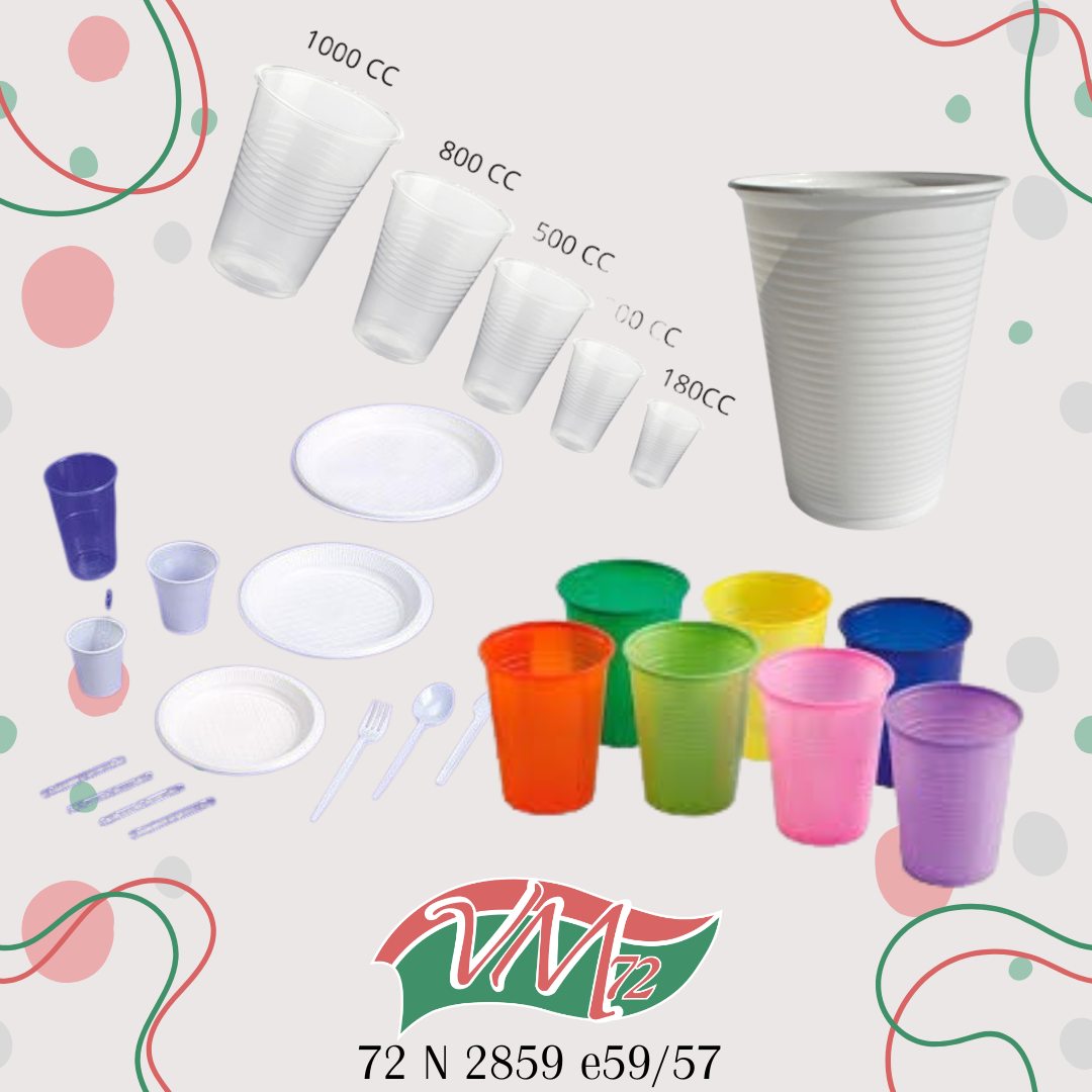 Vasos descartables para todo tipo de bebidas, frias y calientes, con y sin tapas