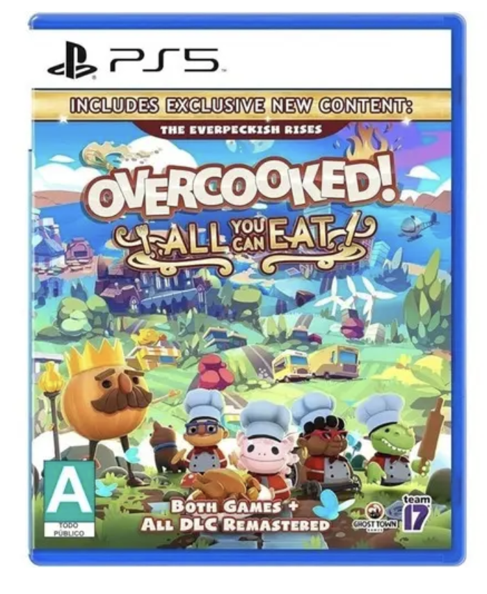 Overcooked! All You Can Eat Edición Estándar PS5 Multijugador Online/Offline