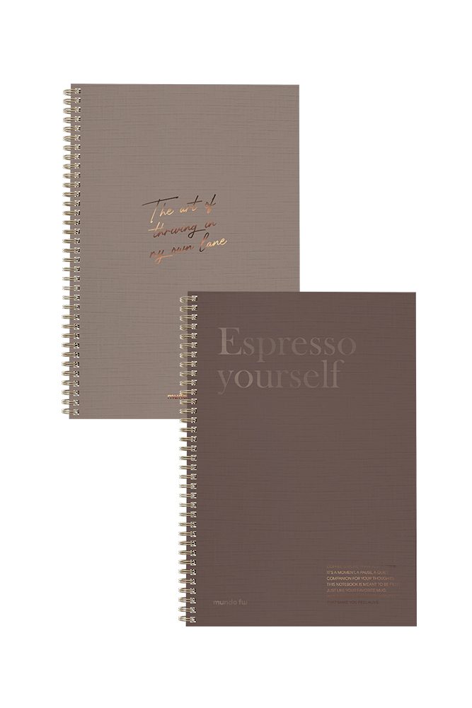 CUADERNO B-PACK INFINITY BOOK A4 SEMIRRIGIDO COFFEE