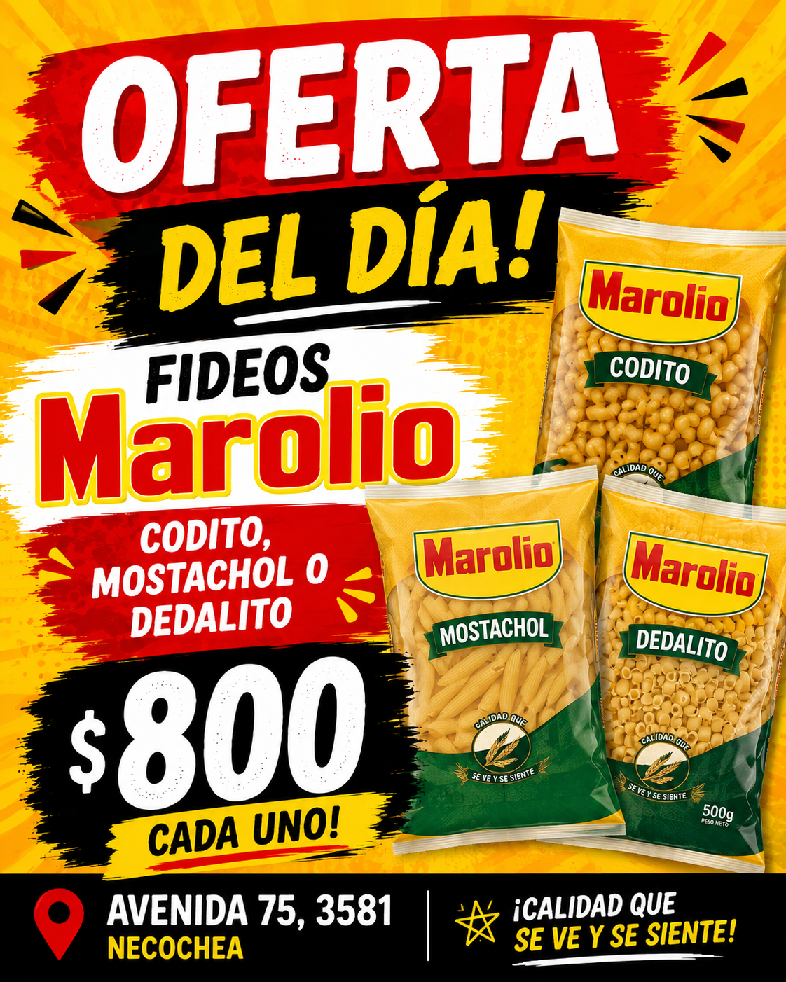 Fideos marolio