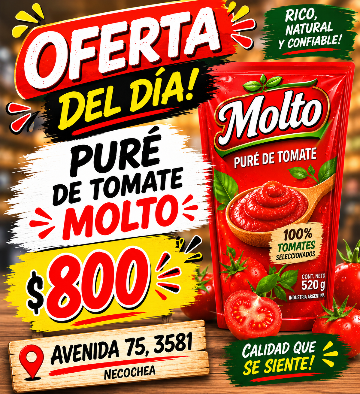 Puré de tomate Molto