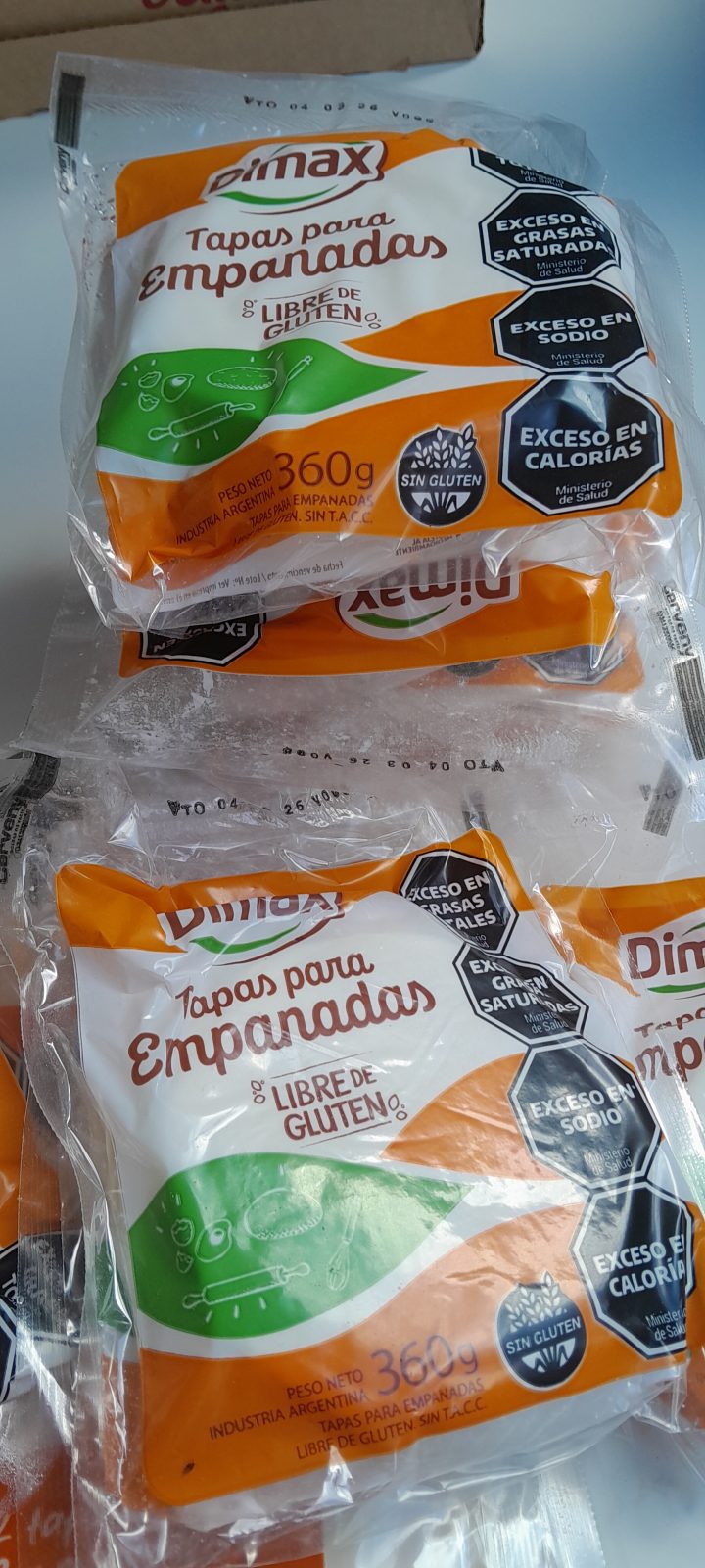 Discos de empanadas Dimax