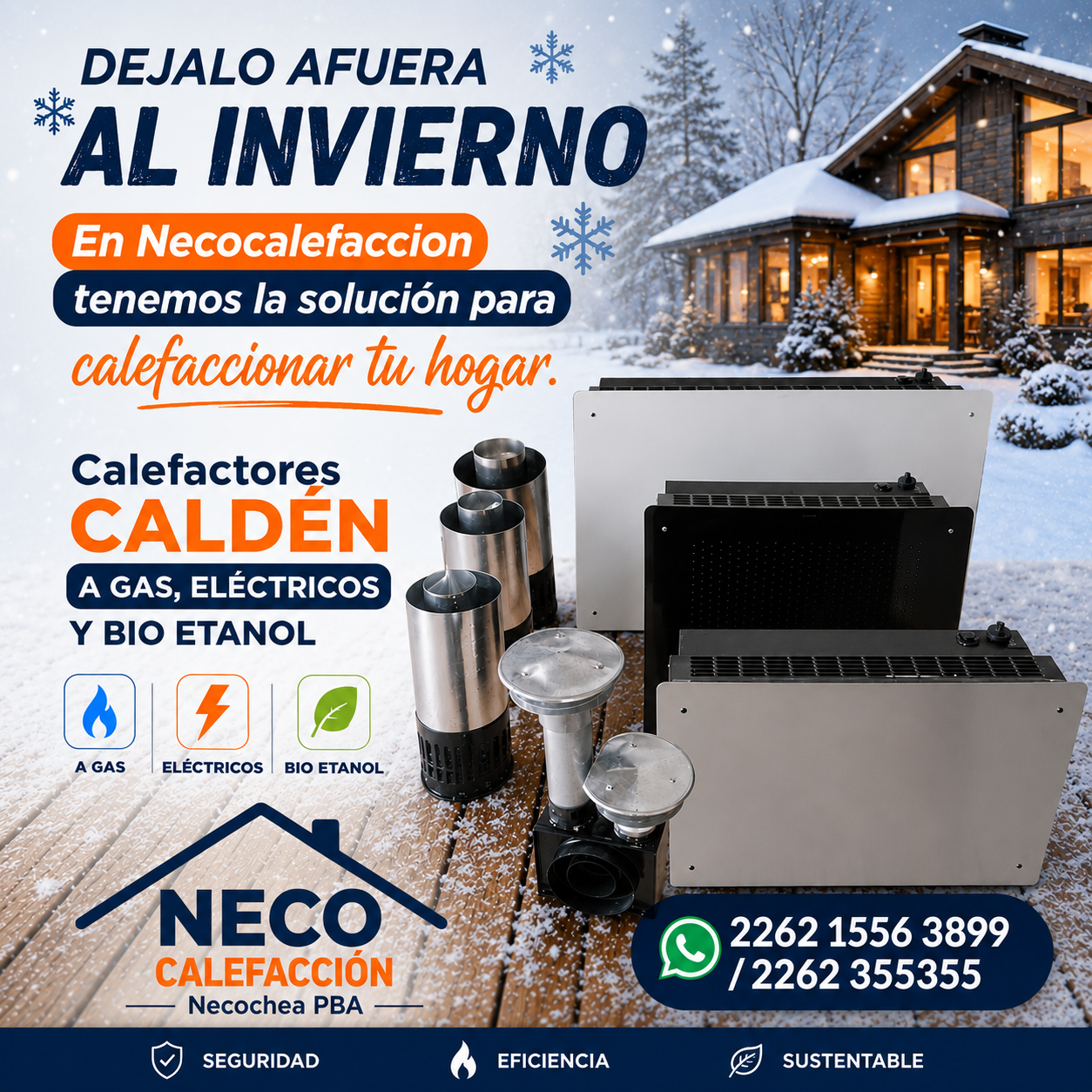 DEJALO AFUERA AL INVIERNO CON CALDEN